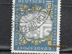 The listing is:(1)1960 Deutsche Passion Play 10 Pfennig Postage Stamp-LH