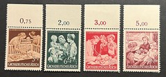 Travelstamps:1944 WWII Germany B253-B256 Mother & Child Charity Mi 869-872 MNHOG