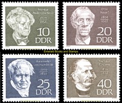 EBS East Germany DDR 1969 – Famous people (III) – Michel 1440-1443 – MNH**