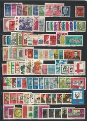 Germany: 1953; DDR, to 1959, Good lot of 200 different stamps, used, EBA071
