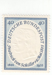 Germany – Scott # 727 – 40p Blue – MNH