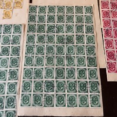 MASSIVE ACCUMULATION LOT GERMANY POSTHORN STAMPS ON PAGES, INCLUDES HIGH DENOMS