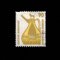 Germany, Scott 1529, Bronze Flagon, 1987-1996, used