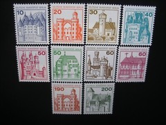 Germany 1977/87-Castle, Historic Sites-40 Stamps MNH