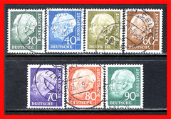Germany Postage Stamps Scott 755-761, Used Complete Set!! G1263h