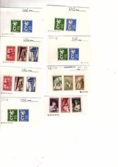 Saar stamps dealer card lot with duplicates mnh mh used cv 138.00 (mb25