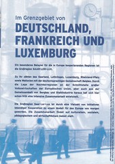 Germany 1997 SAAR-LOR-LUX Erinnerungsblatt FDC VGC