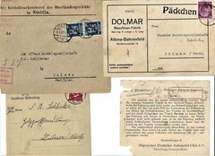 Germany. Lot of four postal items. München 1929 and other. Rare. GE2.(BDR/ENV)
