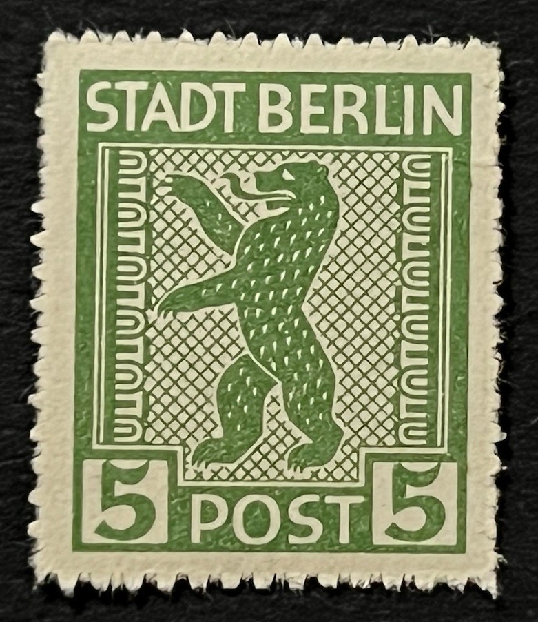 Travelstamps: 1945 Berlin Germany Stamps Scott #11N1 Mi 1 – Mint MNH OG