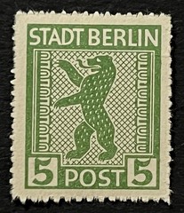 Travelstamps: 1945 Berlin Germany Stamps Scott #11N1 Mi 1 – Mint MNH OG