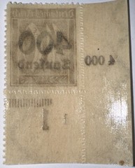 Travelstamps: 1923 Germany Deutsches Reich Stamps Mi: 300, 400 000 Mark, MOGNH
