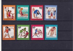 Bundesrepublik/Berlin MNH ** Sport charity sets from 1976