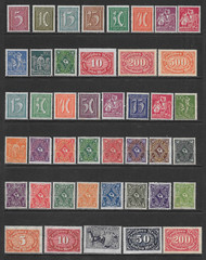 GERMANY VARIOUS MINT ISSUES 1921 – 1923