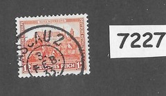 #7227 Used Stamp Sc B46 Castle at Nuremberg Germany Weimar Republic 1932