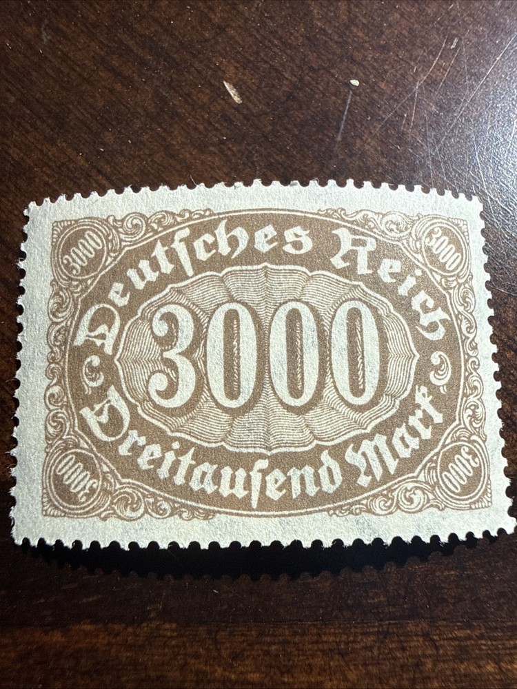 GERMAN STAMP DEUTSCHES REICH 1920’s 3000 Mark MH