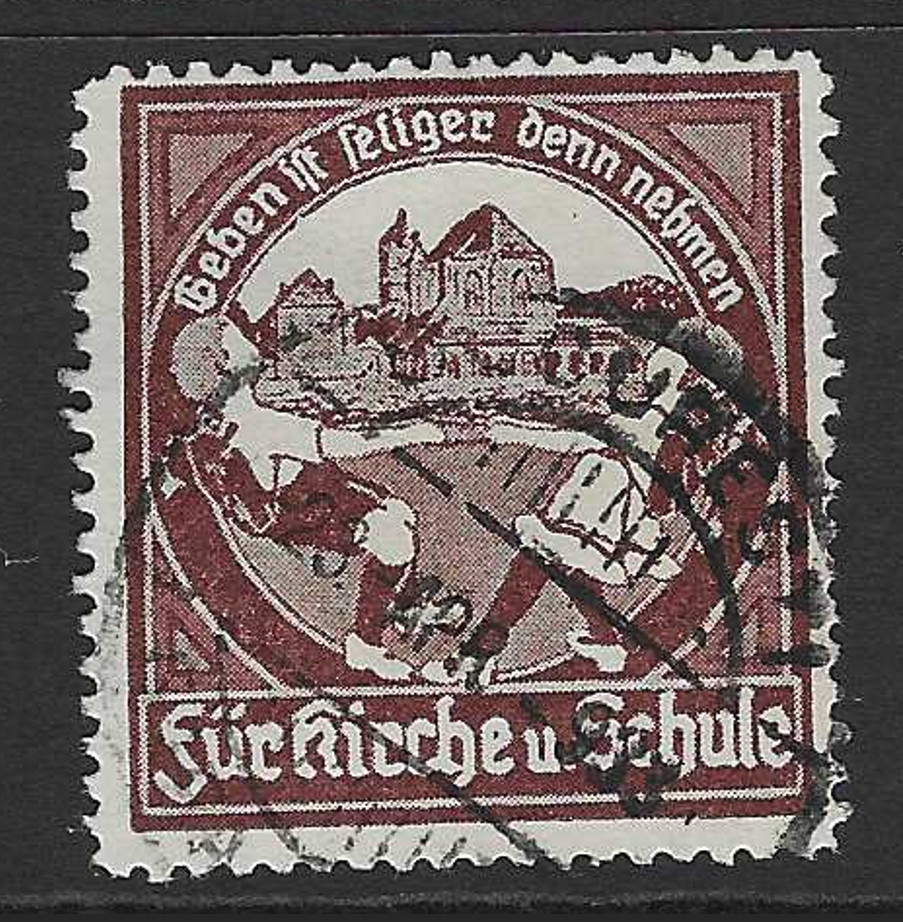 Germany 1930s Child Charity Label Postally Used – S32196