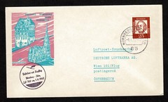 4 GERMANY (FEDERAL REPUBLIC) – 1962 Lufthansa First Flight Nürnberg–Wien Airmail