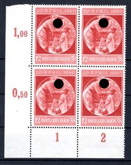 DR-3.Reich 744ER Corner Margin MNH Postfrisch 64EUR (GA1417