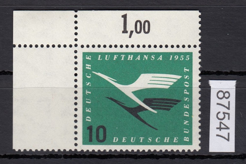 Bundle 1955, Mich. No.: 206 VB ** Corner Edge