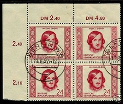 EAST GERMANY, (GDR/DDR), MICHEL N° 103-106 CANCELED TO ORDER (CTO)