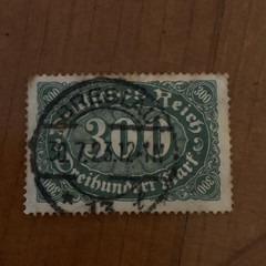 Germany Stamp Deutsches Reich 300 Mark Mi. Nr. 249 (22442)