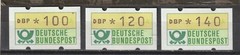 West Berlin 1981 ATM: Lot 2: (XF MNH W/ Back Ser #) Michel Stamp value $63.00