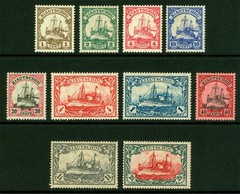German Colonies – KIAUCHAU 1905-16 Kaiser’s YACHT set Sc# 33-42 mint MH