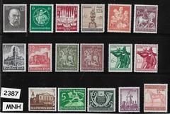 MNH Stamp collection 1930s & 1940s Germany Third Reich Regular postage #2387