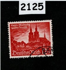 Used stamp Scott B175 1940 Eupen-Malmedy WWII Germany #2125