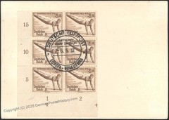 Germany 1937 Graf Zeppelin Si382D Mi589 Last Flight May 6 Hindenburg Disa 111015