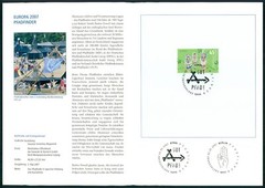 GERMANY FOLDER 2007/18 EUROPA CEPT PFADFINDER BOY SCOUTS KINDER