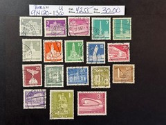 Germany Berlin # 9N 120-136 Used 2024 Scott Catalogue Value $ 42.55
