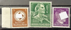 German Stamps Classic officials x 3 Hitler swastika etc. MNH Mint /753
