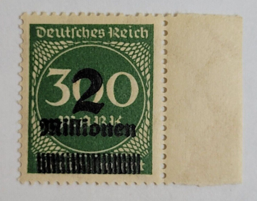 GERMANY ~ Deutrches Reich ~ 2 Millionen/300 Mark ~ Cancelled/Posted ~ c.1923