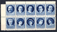 Bayern Fliegerdank Bogen Fliegerheim Marken Complete Blue (DA3294)