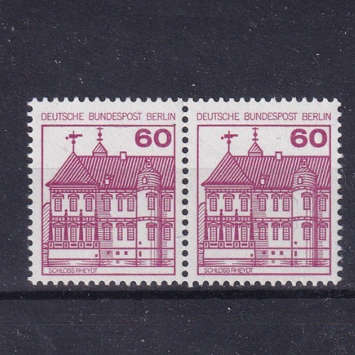 Berlin MNH ** 611 horizontal pair from Castles set