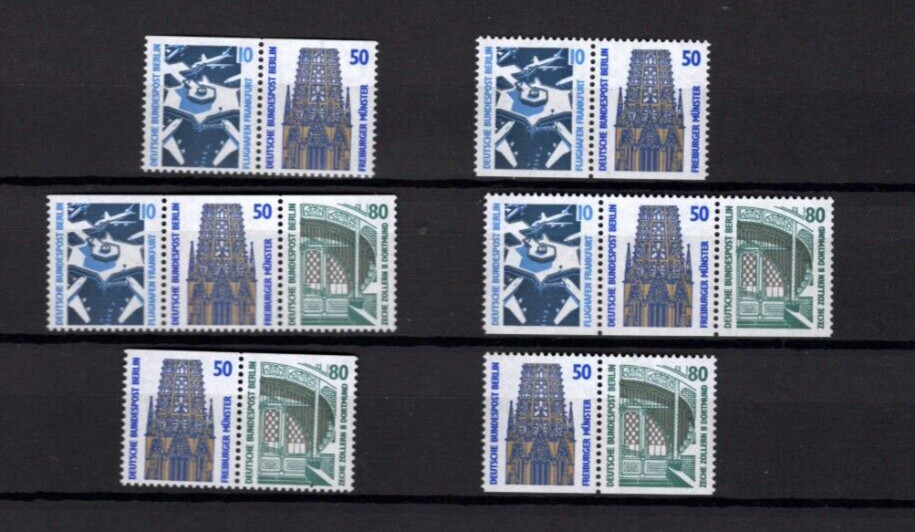 Berlin ZD W83 – W88 MINT NEVER HINGED (E-66) – Lot & Lots