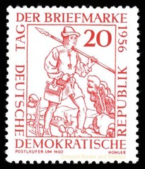 EBS East Germany DDR 1956 – Stamp Day – Tag der Briefmarke – Michel 544 – MNH**