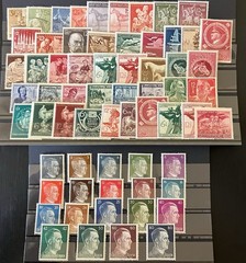 GERMANY – DEUTSCHES REICH – WWII – Collection of MNH Stamps