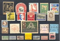 GERMANY 23 ST. INCL. POSTER STAMP/ BACK OF BOOK/REVENUES —*/(*)/0 – F/VF