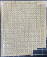 Germany 1923 MNH Sheet Of 97 Overprint 100K over 100Mk Scott #253