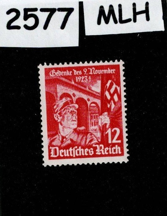 MLH stamp 1935 Sc 468 12th Anniversary Munich Putsch Germany #2577