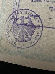 PASSPORT AIABATHION GREECE 96 YRS OLD . WITH POSTMARKS & RARE STAMPS 1930