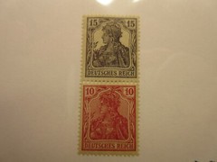GERMANY Zusammendrucke Mi S9 MINT LIGHTLY HINGED LotGS2 Cat 24 Euros