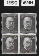 MNH block B251 Robert Koch Pandemic Scientist Third Reich Germany 1943 #1990