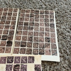 AMAZING GERMANY MINT AND USED STAMP HOARDER LOT WORLD WAR I ERA INFLATION OVPTS