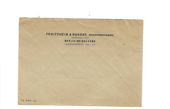 GERMANY 1954 Cover sent from Berlin-Weissensee to U.S. – tear at top