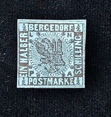 Germany, Bergedorf, Scott 1, Arms, 1861-1867, MH, 108512