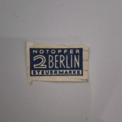 Berlin Revenue Tax Used Stamps Lot of 25 Notopfer Steuermark Type I, III, and IV