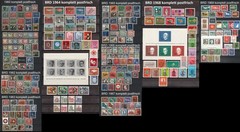 West-Germany / FRG / BRD Complete Yearsets 1960-1969 MNH Stamps, Mi. 326-611